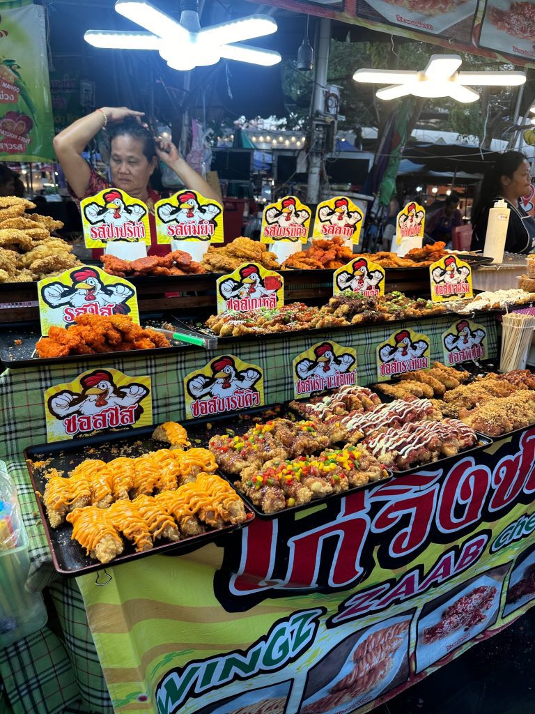 Puesto de Comida en Chatuchak market, Bangkok