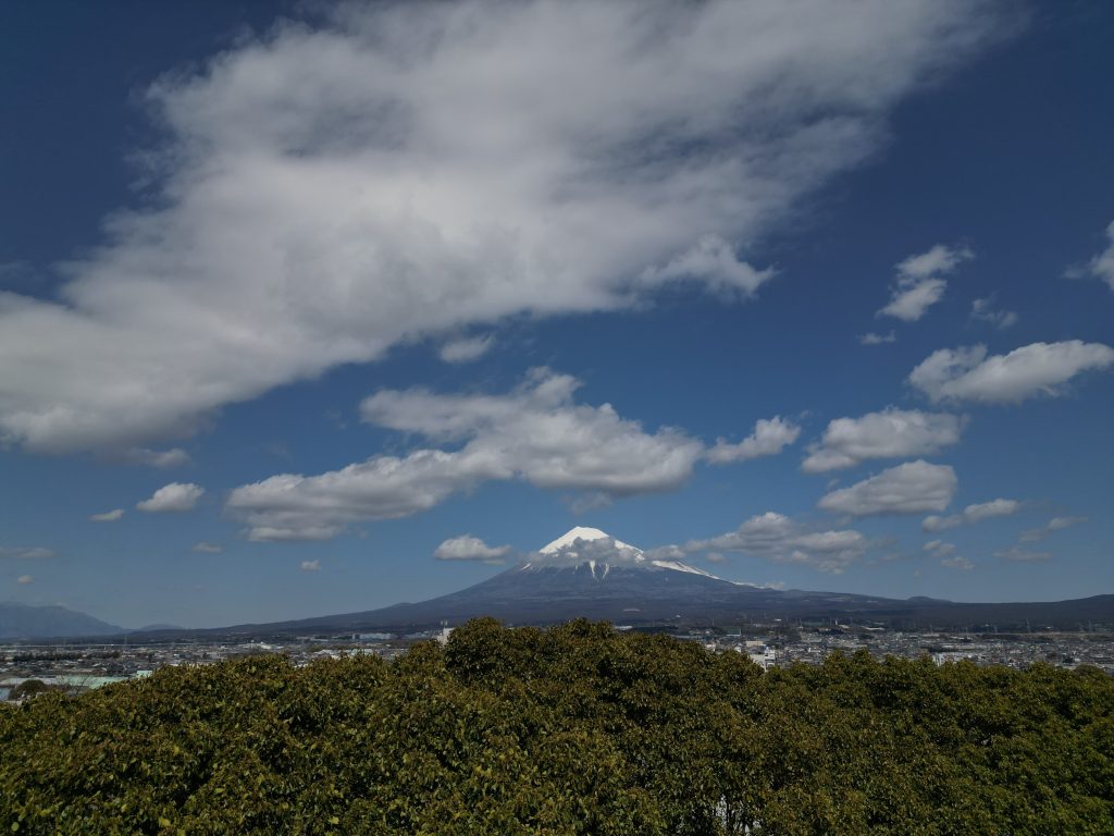 Mt. Fuji vista desde un parque