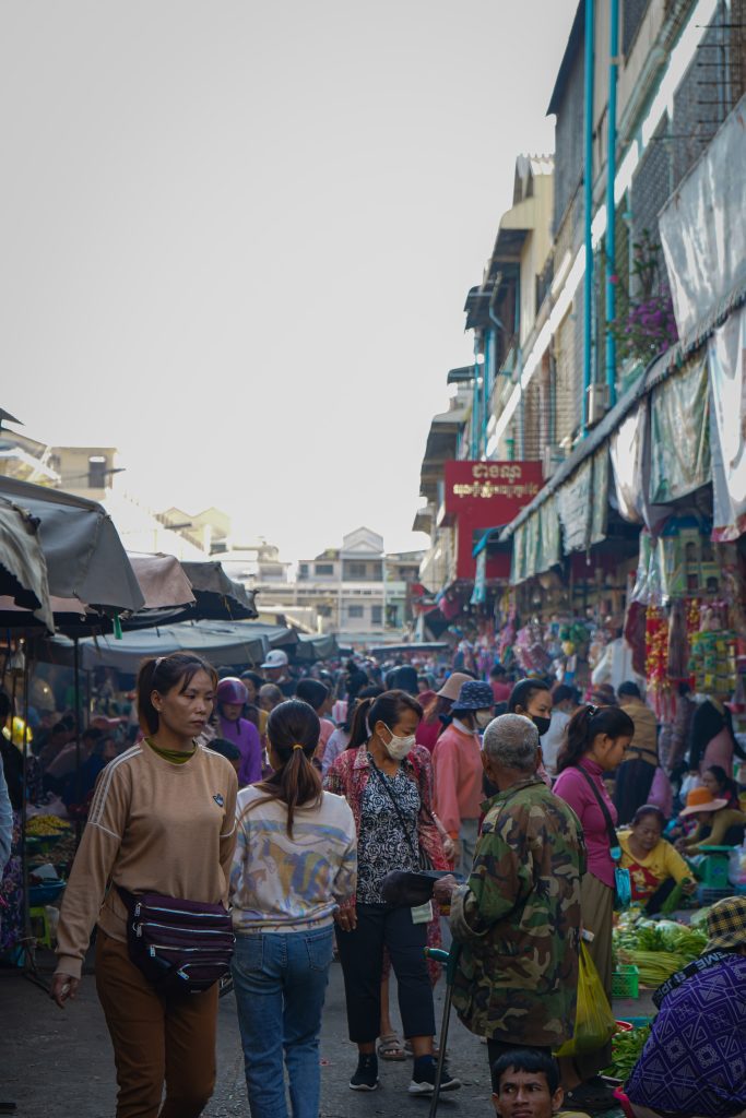 Mercado en Battambang