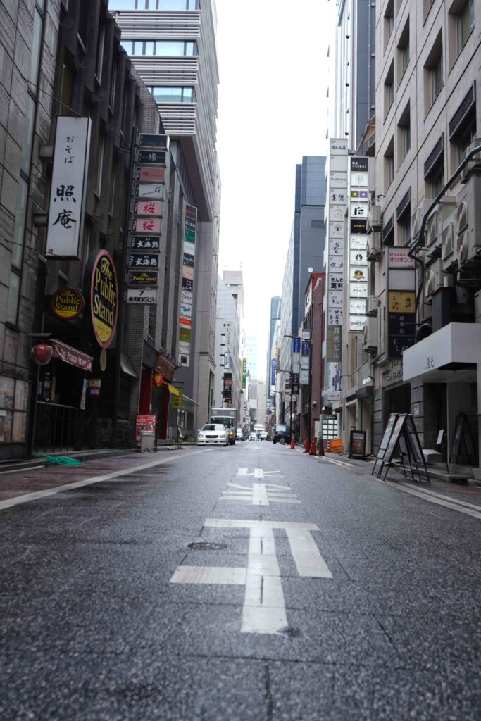 Calle de la ciudad de Ginza, Tokyo