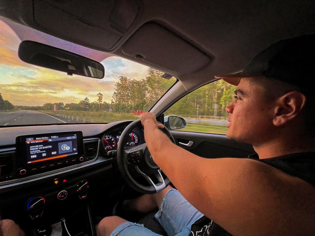Manejando por Ruta de Sydney a brisbane. Australia